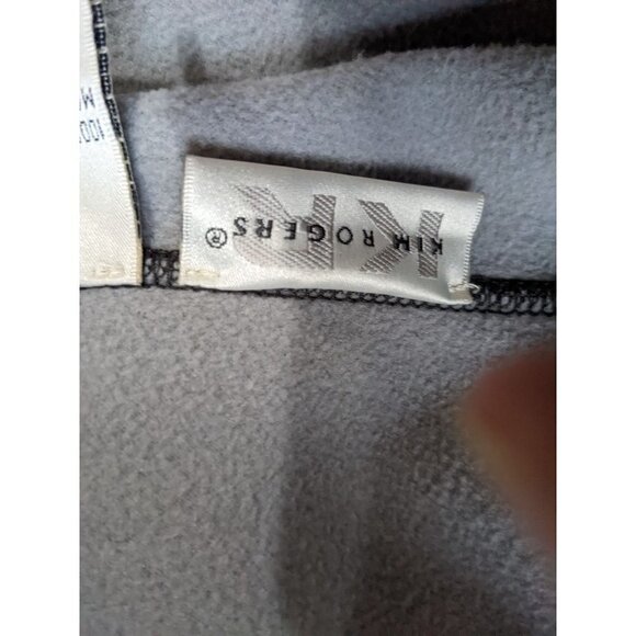 Kim Rogers lightweight jacket black  size  1X barn coat Button up - Picture 7 of 9